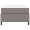 vidaXL Boxspringbett Taupe 90 x 200 cm Stoff