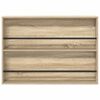 vidaXL Magazinregal Sonoma-Eiche 100 x 12 x 70 cm Holzwerkstoff