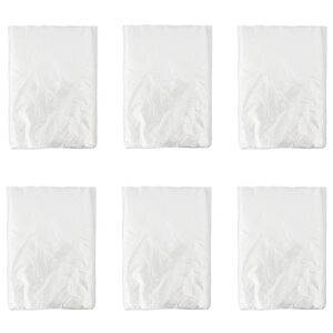 vidaXL Staubblatt 6 stk. Transparent 400 x 500 cm HDPE