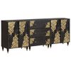 vidaXL Badezimmerschrank-Set 3 Stk. 180 x 33 x 75 cm Massivholz Mango