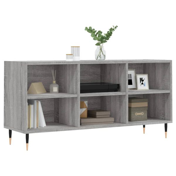 vidaXL TV-Schrank Grau Sonoma 103,5x30x50 cm Holzwerkstoff