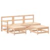 vidaXL 5-tlg. Garten-Lounge-Set Massivholz Kiefer