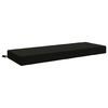 vidaXL R R&uuml;ckenkissen SOEST 100 % Polyester Schwarz 120 x 40 x 10 cm