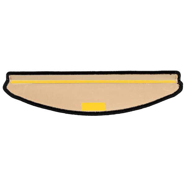 vidaXL Treppenmatten Selbstklebend 15 Stk. Schwarz und Grau 65x21x4 cm