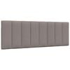 vidaXL Bettgestell ohne Matratze "Hanko" Taupe 140x200 cm Stoff