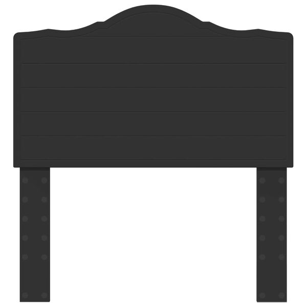 vidaXL Kopfteil mit Kopfteil Schwarz Eichen-Optik 75 cm Holzwerkstoff