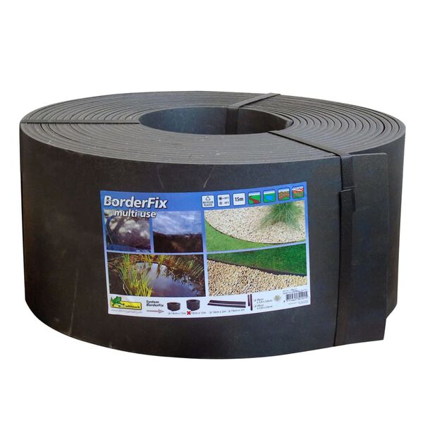 Ubbink Garten Rasenkante 19cmx15m 7mm Schwarz