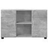 vidaXL Sideboard Beton Grau 88,5 x 30,5 x 55,5 cm Holzwerkstoff