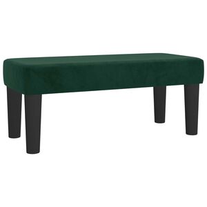 vidaXL Sitzbank Dunkelgr&uuml;n 70x30x30 cm Samt