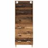vidaXL Highboard Altholz 69,5 x 32,5 x 180 cm Holzwerkstoff