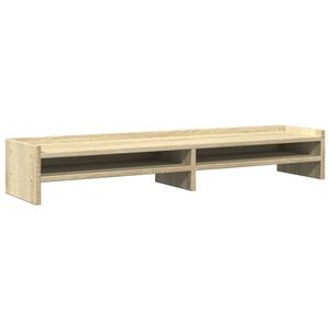 vidaXL Monitorst&auml;nder Sonoma-Eiche 100x24x16 cm Holzwerkstoff