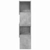 vidaXL Eckschrank Beton Grau 25,5x25x102cm Holzwerkstoff