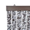 vidaXL Insektenschutz-Vorhang Braun und Beige 56x185 cm Chenille