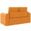 vidaXL Schlafsofa 60cm Dunkelgelb Stoff