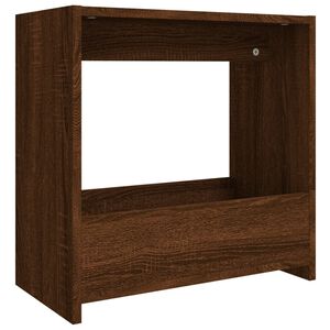 vidaXL Beistelltisch Braun Eichen-Optik 50x26x50 cm Holzwerkstoff