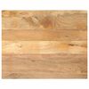 vidaXL Tischplatte 90x80x3,8 cm Rechteckig Massivholz Mango