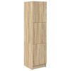 vidaXL Highboard Sonoma Eiche 31,5 x 32 x 124 cm Holzwerkstoff