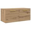 vidaXL Wandschrank 80 x 36.5 x 35 cm Holzwerkstoff Artisan-Eiche