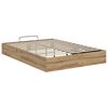 vidaXL Ottoman Bettgestell Artisan-Eiche 120 x 200 cm Holzwerkstoff