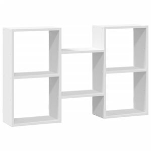 vidaXL Wandregal Wei&szlig; 96x18x60 cm Holzwerkstoff
