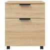 vidaXL Mobiler Aktenschrank mit Rollen Sonoma-Eiche 45x38x54 cm