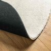 vidaXL Bereichsteppiche Oval HUARTE Creme 100 x 200 cm 100 %Polyester