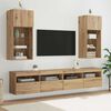 vidaXL Wandmontierter TV-Schrank Artisan-Eiche 40,5 x 30 x 90 cm