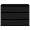 vidaXL Schubladenschrank Schwarz 80 x 41 x 58 cm Holzwerkstoff