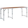 vidaXL Klappbarer Campingtisch Aluminium 180 x 60 cm