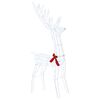 vidaXL 3D Weihnachtsrentier LOVIISA 300 LEDs Kaltwei&szlig; 70 x 26 x 128 cm