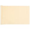 vidaXL Balkon-Sichtschutz Creme 800x75 cm PVC