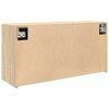 vidaXL Bad-Wandschrank Sonoma-Eiche 80x25x40 cm Holzwerkstoff