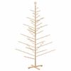 vidaXL Holz Weihnachtsbaum Natur 210 cm Massives Kiefernholz
