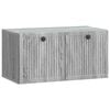 vidaXL Wandmontierter TV-Schrank Graues Sonoma 59,5 x 31 x 30 cm