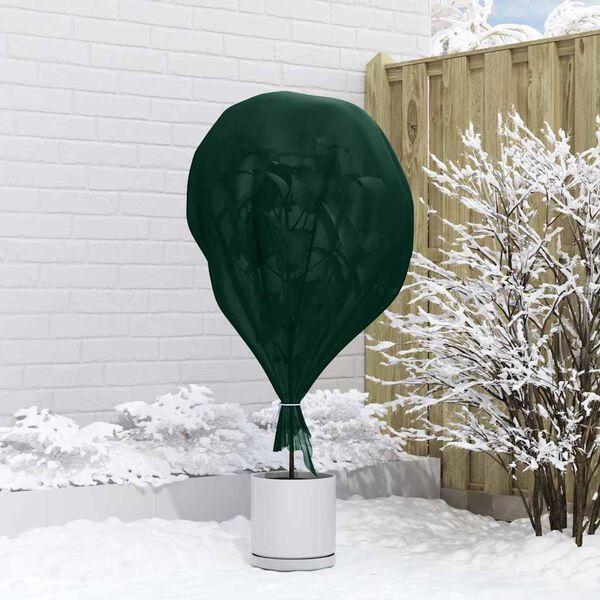 vidaXL Frostschutz-Pflanzen-Vlies Gr&uuml;n 20 x 3,2 m Vliesstoff