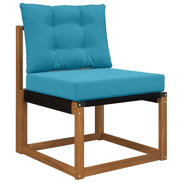 vidaXL Sofakissen f&uuml;r drau&szlig;en 2 pcs K&ouml;nigsblau Polyester