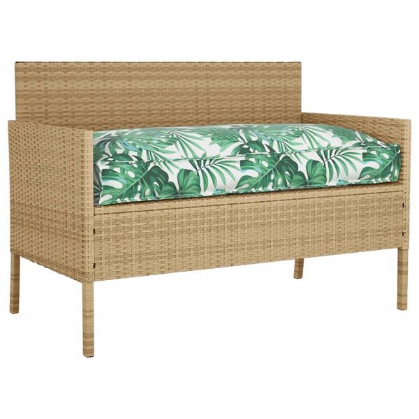 vidaXL Kissen Blatt Blattmuster 120 x 60 x 12 cm Oxford-Stoff