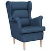 vidaXL Sessel Blau 74x84x100 cm Stoff