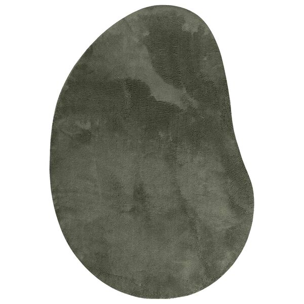 vidaXL Bereichsteppiche HUARTE Waldgr&uuml;n 140 x 200 cm Polyester