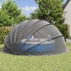 vidaXL Pool-Dome Schwarz 592 x 590 x 275 cm