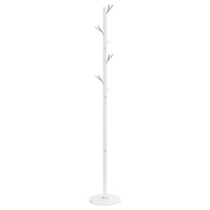 vidaXL Garderobenst&auml;nder Wei&szlig; 175 cm Pulverbeschichtetes Eisen