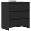 vidaXL Sideboard Schwarz Eichen-Optik 70x41x75 cm Holzwerkstoff