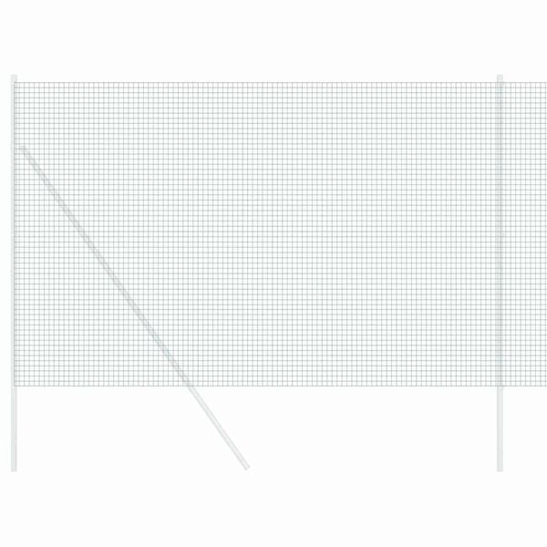 vidaXL Geschweißter Drahtzaun Grün 1.6 x 25 m Stahl