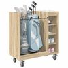 vidaXL Golf Schrank Mit Rad Uni Sonoma-Eiche 90 x 45 x 98 cm