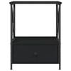 vidaXL Nachttisch Schwarz 50x41x65 cm Holzwerkstoff