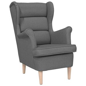 vidaXL Sessel Dunkelgrau 74x84x100 cm Stoff