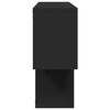 vidaXL Wandregal Schwarz 100x20x53 cm Holzwerkstoff