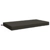 vidaXL Sitzkissen SOEST 100 % Polyester Anthrazit 120 x 80 x 10 cm