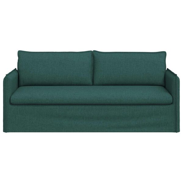 vidaXL Sofa Dunkelgr&uuml;n Gesamtabmessungen: 196 x 82 x 85 cm (B x T x H)