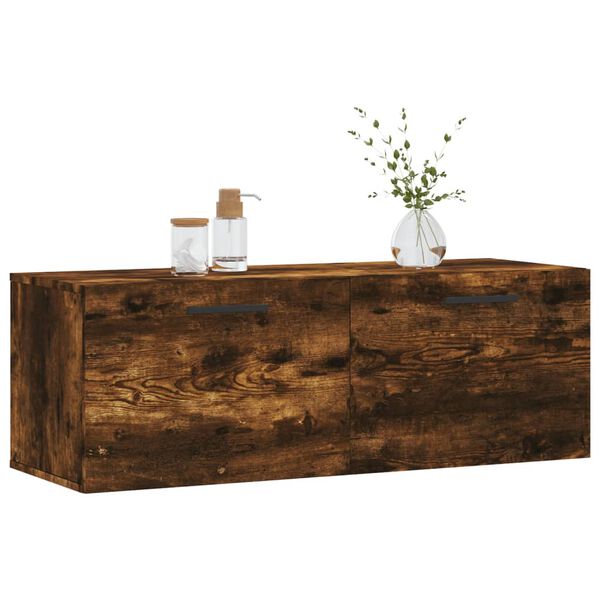 vidaXL Wandschrank R&auml;uchereiche 100x36,5x35 cm Holzwerkstoff